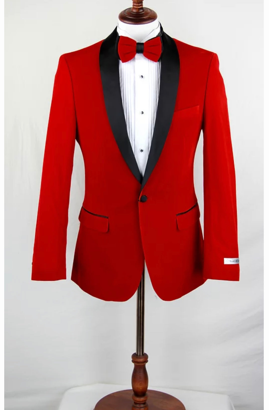 Slim-Fit Tuxedo Velvet Jacket