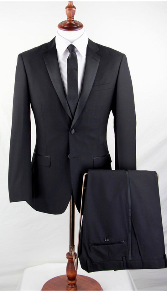 Slim-Fit Tuxedo Suit